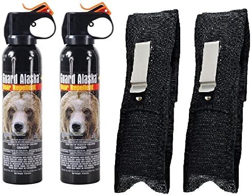 bear spray 2 pack with holster 