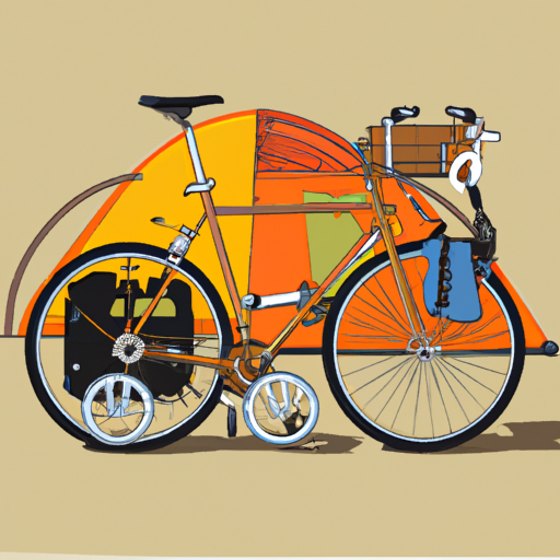 Cycle touring camping
