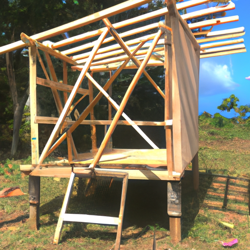 How to build a simple wood shelter