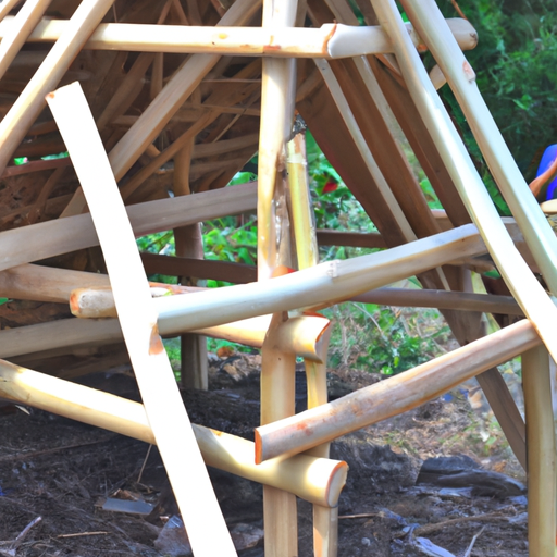 How to build a simple wood shelter