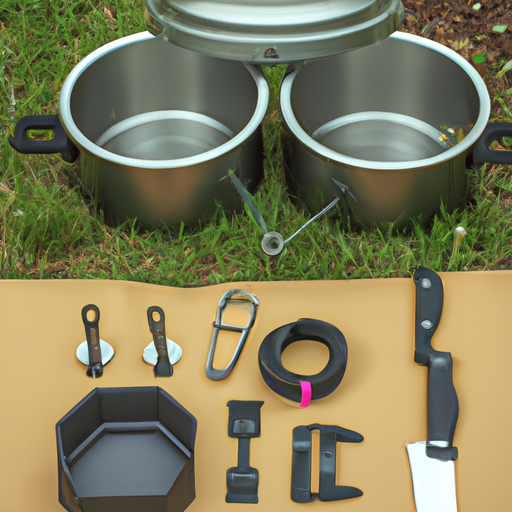 outdoor cooking supplies while camping